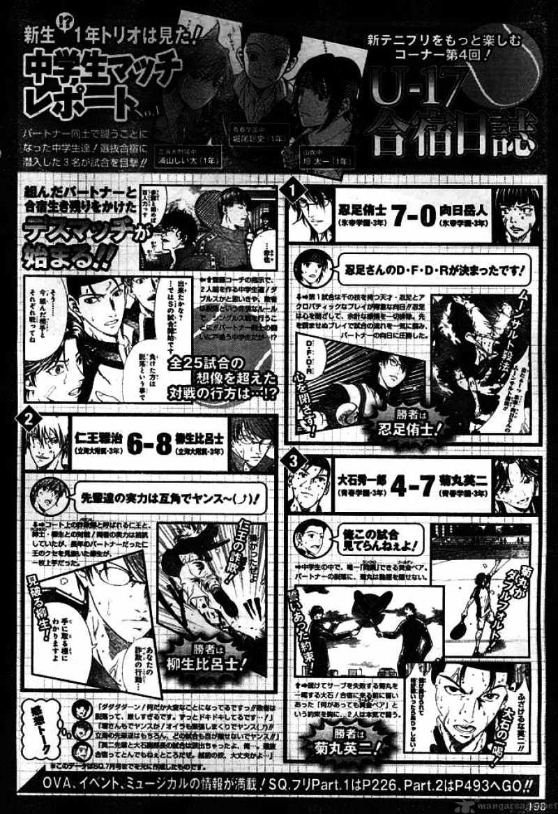 New Prince of Tennis Chapter 8 page 19 - Chapter 8 : The Emperor VS The Child of God - Opening Act