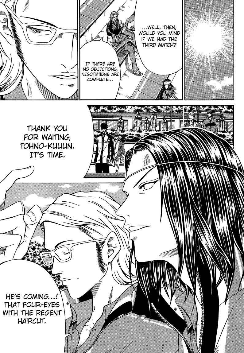 New Prince of Tennis Chapter 83 page 10 - Chapter 83 : Sudden Change