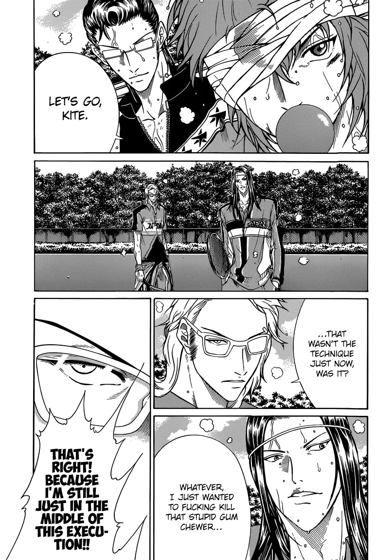 New Prince of Tennis Chapter 90 page 12 - Chapter 90 : Giving gum to the Hitman