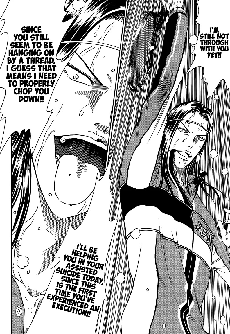 New Prince of Tennis Chapter 90 page 25 - Chapter 90 : Giving gum to the Hitman