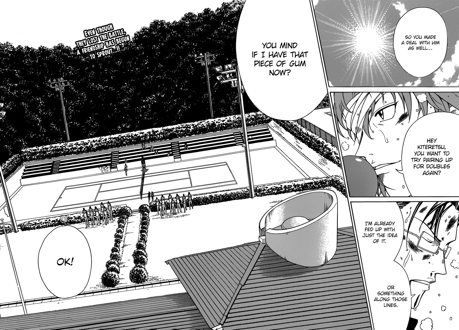 New Prince of Tennis Chapter 90 page 33 - Chapter 90 : Giving gum to the Hitman