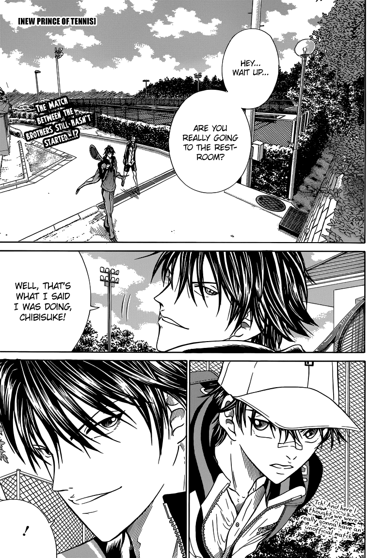 New Prince of Tennis Chapter 91.2 page 1 - Chapter 91 v2 : Wildness Unleashed
