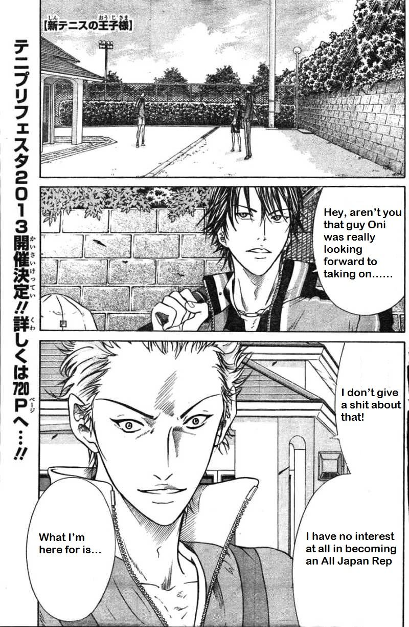 New Prince of Tennis Chapter 92 page 1 - Chapter 92 : Understanding The Target