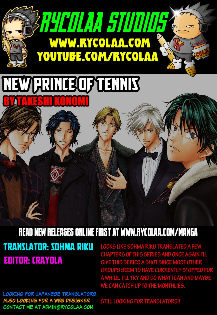 New Prince of Tennis Chapter 94 page 1 - Chapter 94 : Byoooin VS Oni (Part 1)