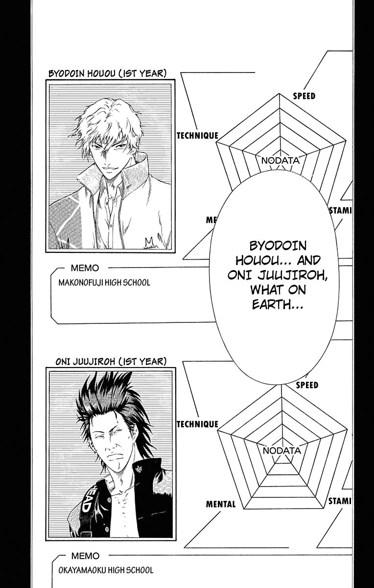 New Prince of Tennis Chapter 94 page 5 - Chapter 94 : Byoooin VS Oni (Part 1)