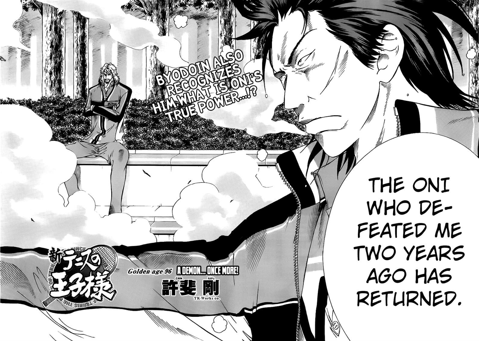 New Prince of Tennis Chapter 96 page 4 - Chapter 96 : A Demon... Once More!