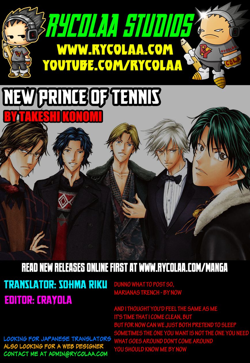 New Prince of Tennis Chapter 98 page 1 - Chapter 98 : Seeking even greater heights