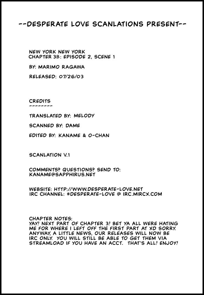 New York New York Chapter 3 page 64 - Chapter 3: Episode II Scene 1