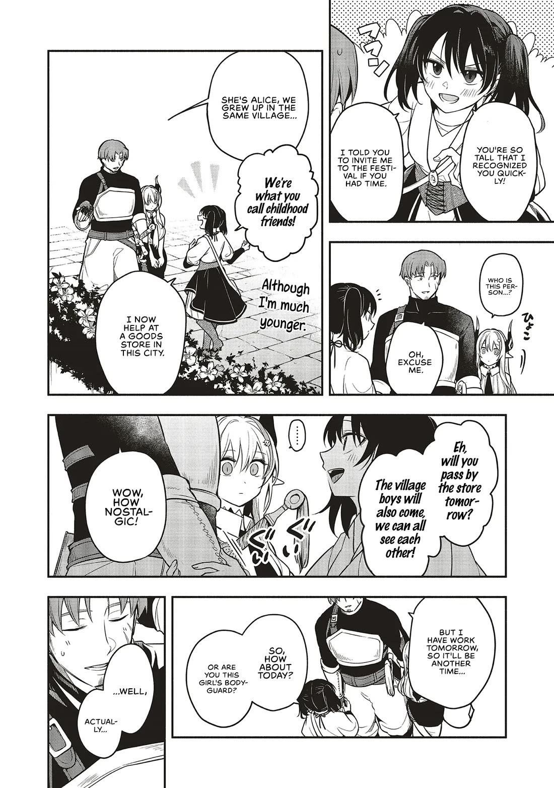 Newlywed Quest: The Demon King's Daughter Wants to Seduce the Serious Hero ♡ Chapter 3 page 10 - Chapter 3: Should I introduce you as an old friend?