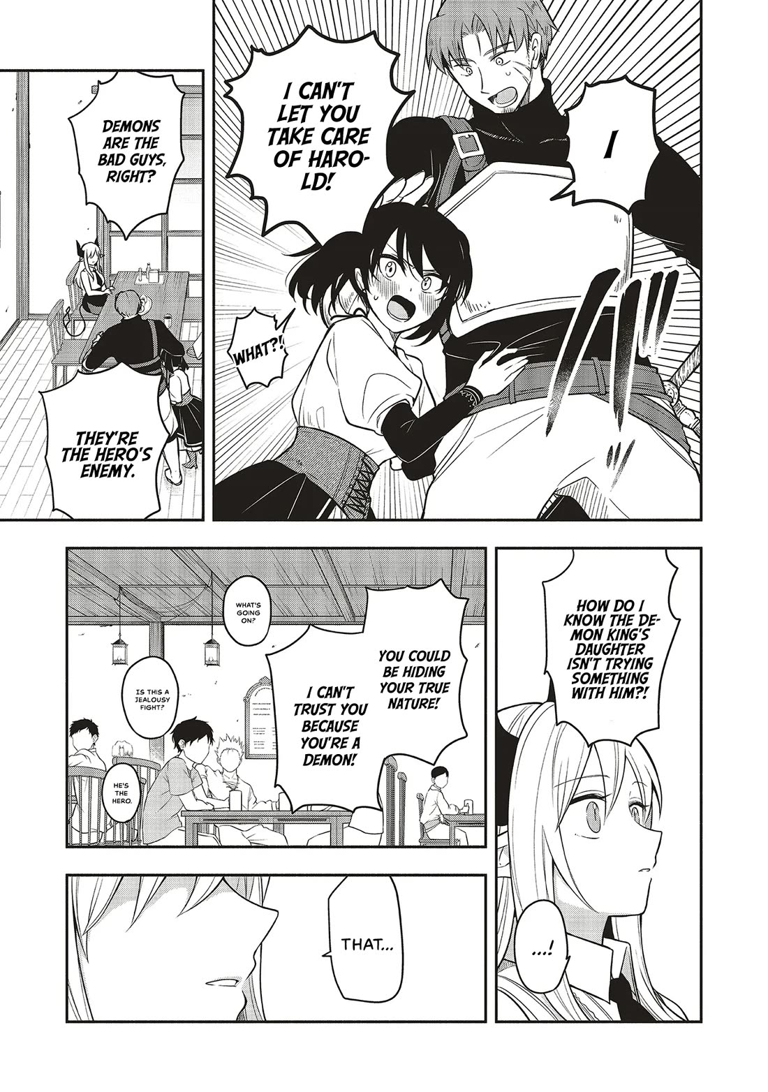Newlywed Quest: The Demon King's Daughter Wants to Seduce the Serious Hero ♡ Chapter 3 page 17 - Chapter 3: Should I introduce you as an old friend?