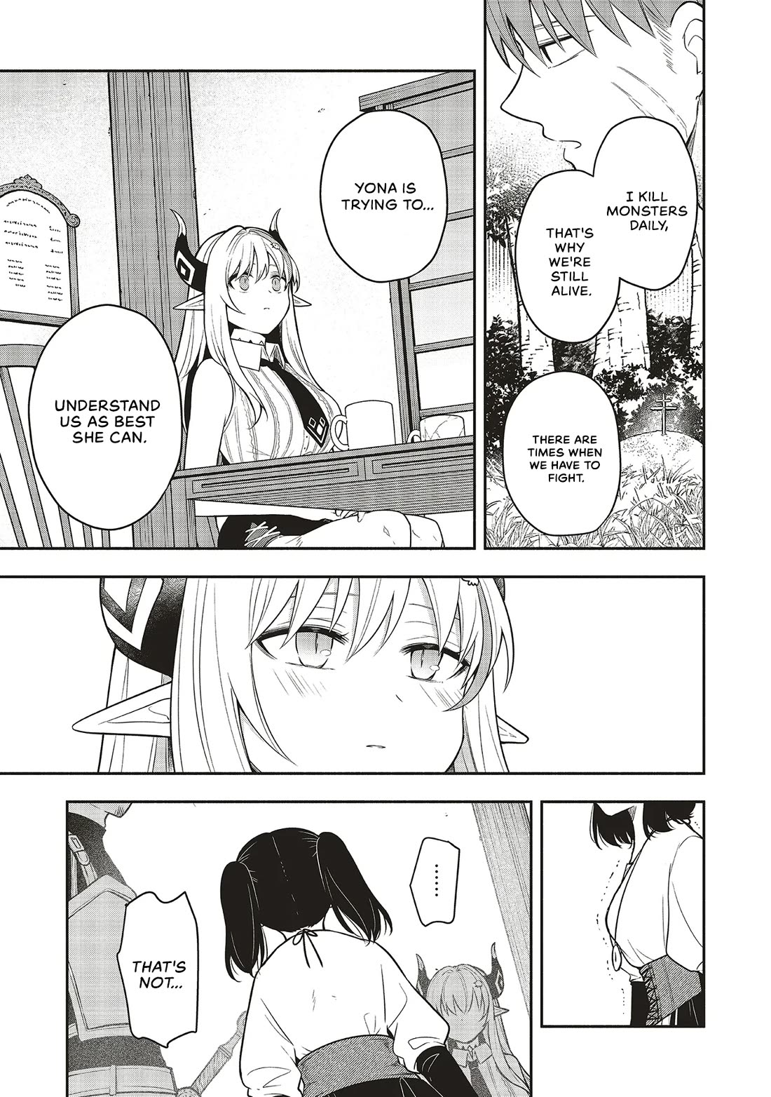 Newlywed Quest: The Demon King's Daughter Wants to Seduce the Serious Hero ♡ Chapter 3 page 19 - Chapter 3: Should I introduce you as an old friend?
