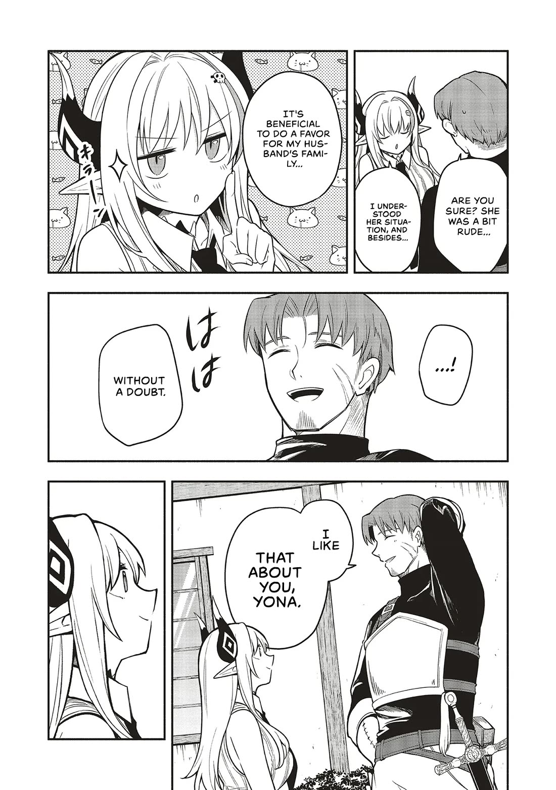 Newlywed Quest: The Demon King's Daughter Wants to Seduce the Serious Hero ♡ Chapter 3 page 24 - Chapter 3: Should I introduce you as an old friend?
