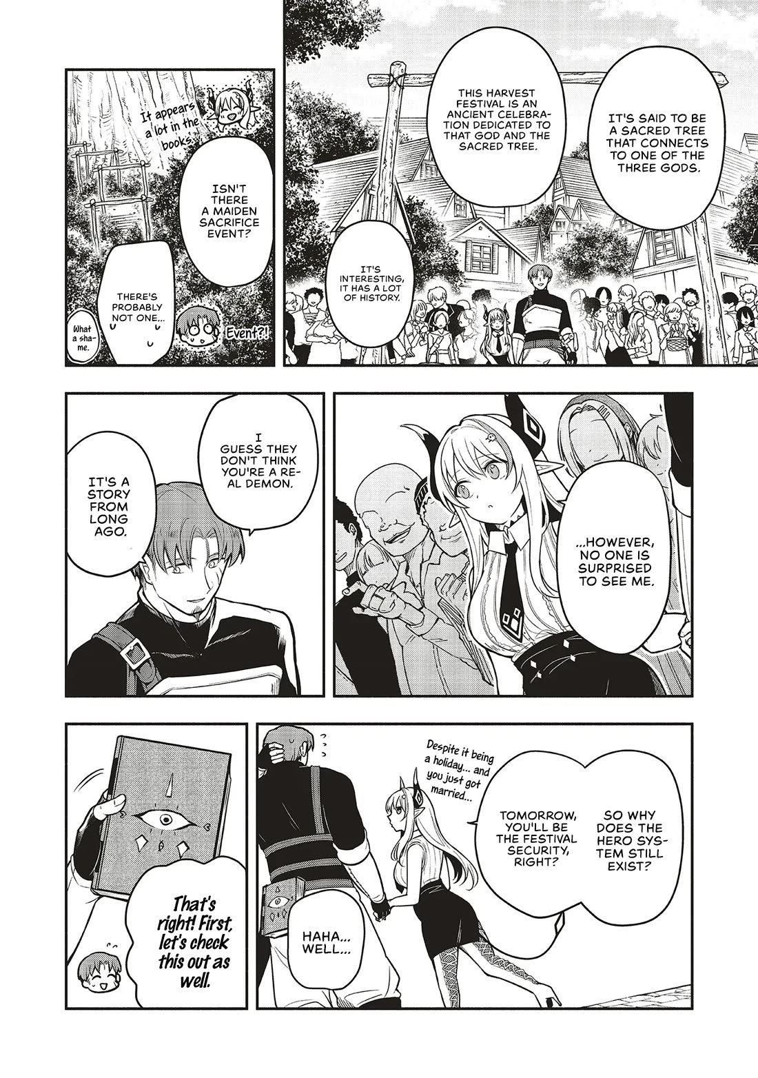 Newlywed Quest: The Demon King's Daughter Wants to Seduce the Serious Hero ♡ Chapter 3 page 8 - Chapter 3: Should I introduce you as an old friend?