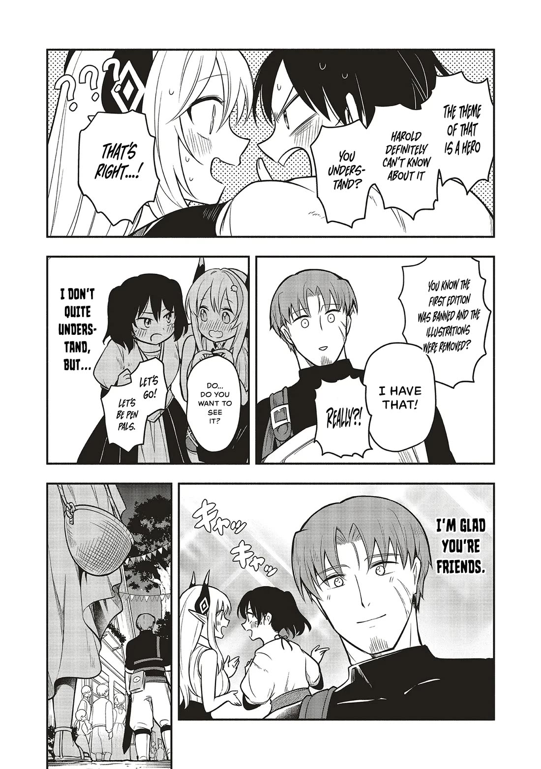 Newlywed Quest: The Demon King's Daughter Wants to Seduce the Serious Hero ♡ Chapter 4 page 28 - Chapter 4: Shouldn't you turn down your wife's invitation?