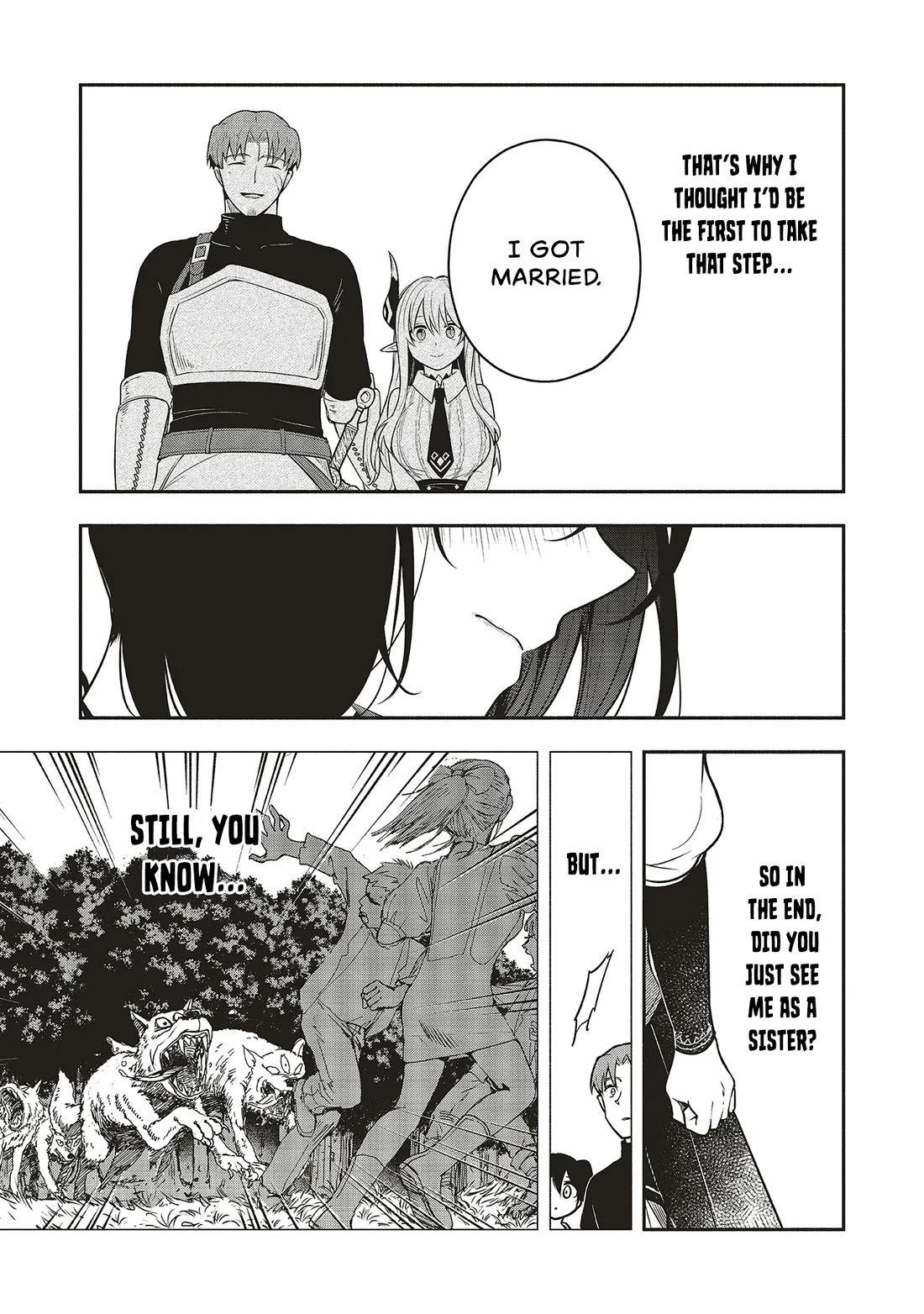 Newlywed Quest: The Demon King's Daughter Wants to Seduce the Serious Hero ♡ Chapter 4 page 3 - Chapter 4: Shouldn't you turn down your wife's invitation?