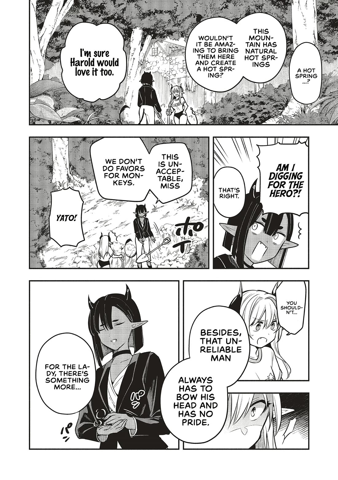 Newlywed Quest: The Demon King's Daughter Wants to Seduce the Serious Hero ♡ Chapter 5.1 page 12 - Chapter 5.1: Finding happiness in having someone to say 'i'm leaving'