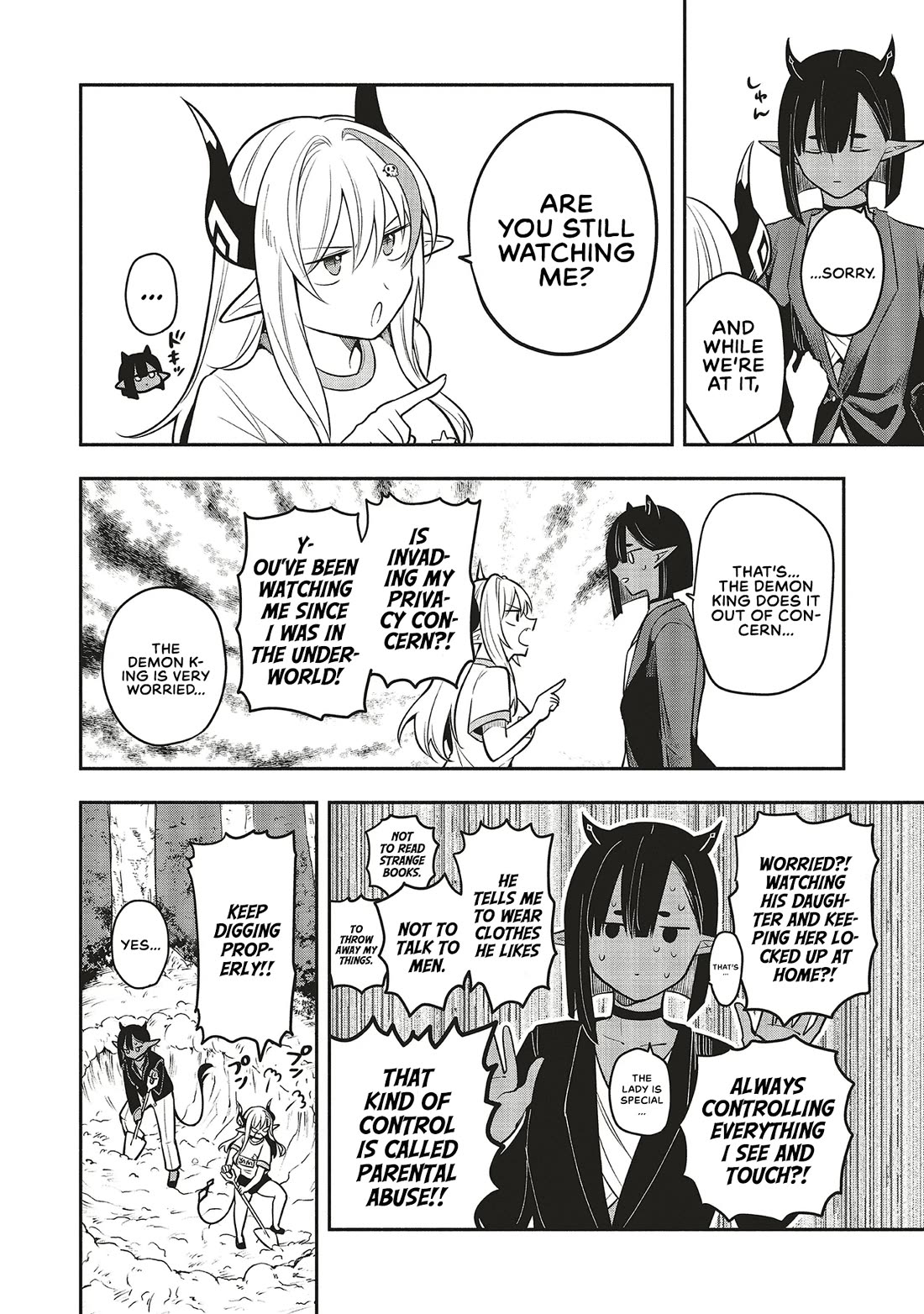 Newlywed Quest: The Demon King's Daughter Wants to Seduce the Serious Hero ♡ Chapter 5.1 page 14 - Chapter 5.1: Finding happiness in having someone to say 'i'm leaving'
