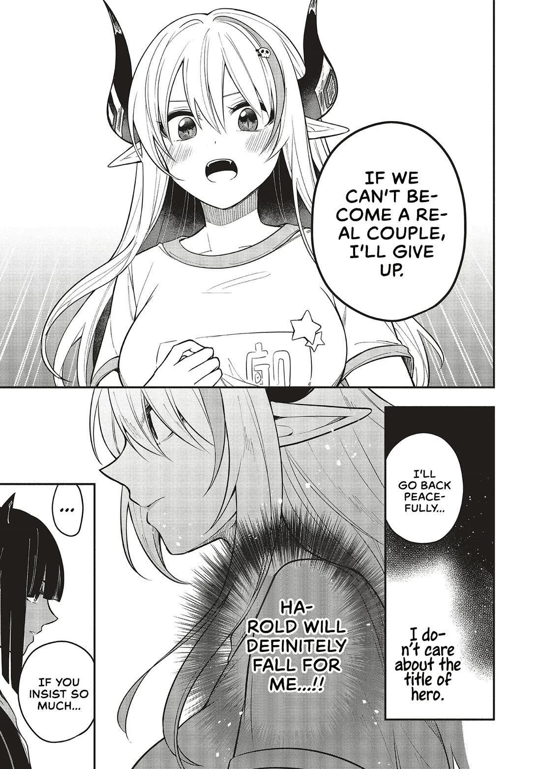 Newlywed Quest: The Demon King's Daughter Wants to Seduce the Serious Hero ♡ Chapter 5.1 page 17 - Chapter 5.1: Finding happiness in having someone to say 'i'm leaving'