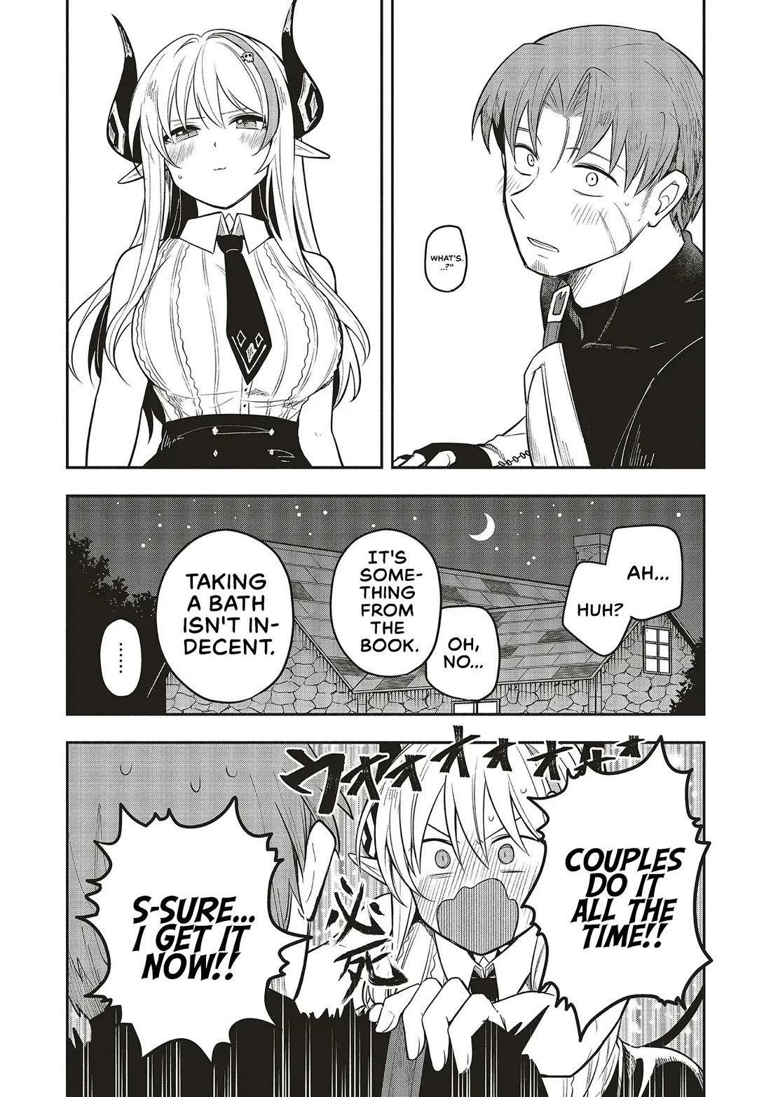 Newlywed Quest: The Demon King's Daughter Wants to Seduce the Serious Hero ♡ Chapter 5.2 page 1 - Chapter 5.2: Finding happiness in having someone to say 'i'm leaving'