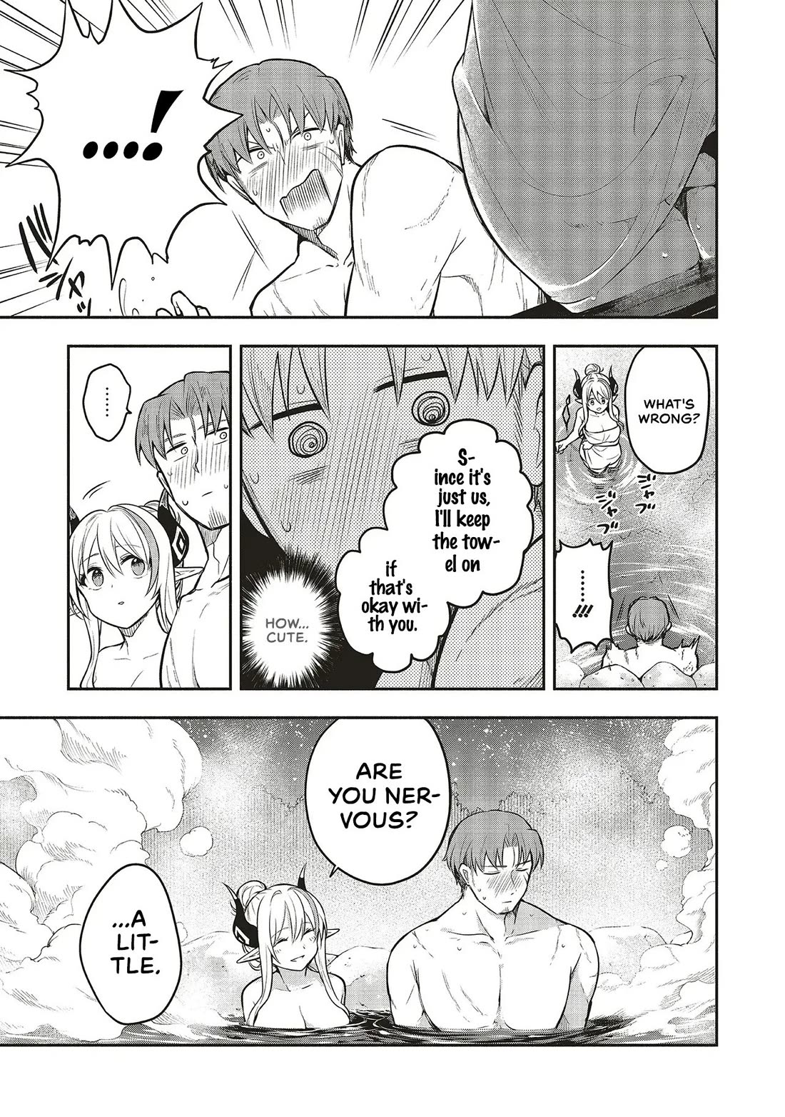 Newlywed Quest: The Demon King's Daughter Wants to Seduce the Serious Hero ♡ Chapter 5.2 page 4 - Chapter 5.2: Finding happiness in having someone to say 'i'm leaving'