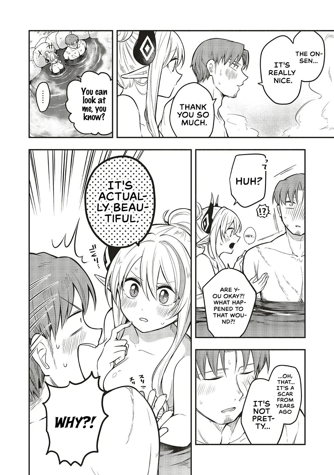 Newlywed Quest: The Demon King's Daughter Wants to Seduce the Serious Hero ♡ Chapter 5.2 page 5 - Chapter 5.2: Finding happiness in having someone to say 'i'm leaving'