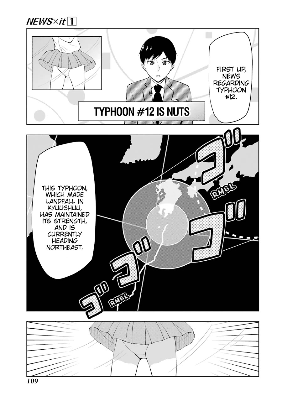 NEWS×it Chapter 12 page 1 - Chapter 12: Typhoon Makes Landfall in Kyuushuu