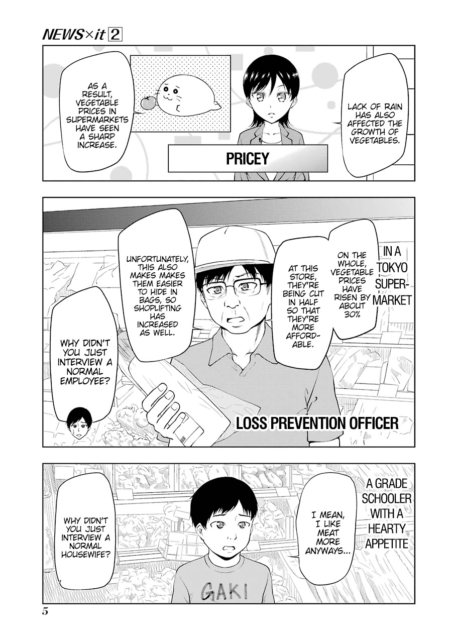 NEWS×it Chapter 15 page 8 - Chapter 15: Sudden Rise in Vegetable Prices