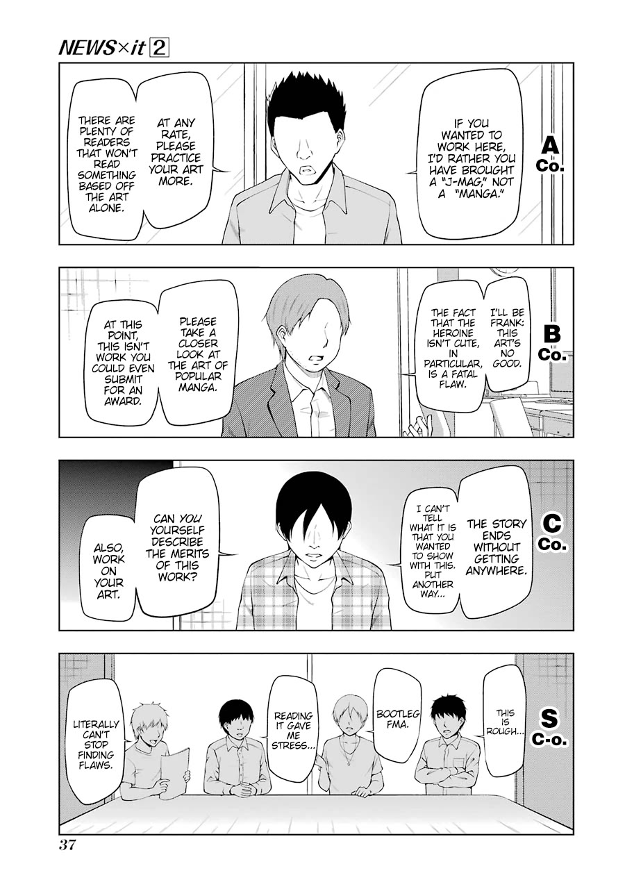 NEWS×it Chapter 18 page 7 - Chapter 18: The Young Man Aiming to Become a Manga Artist
