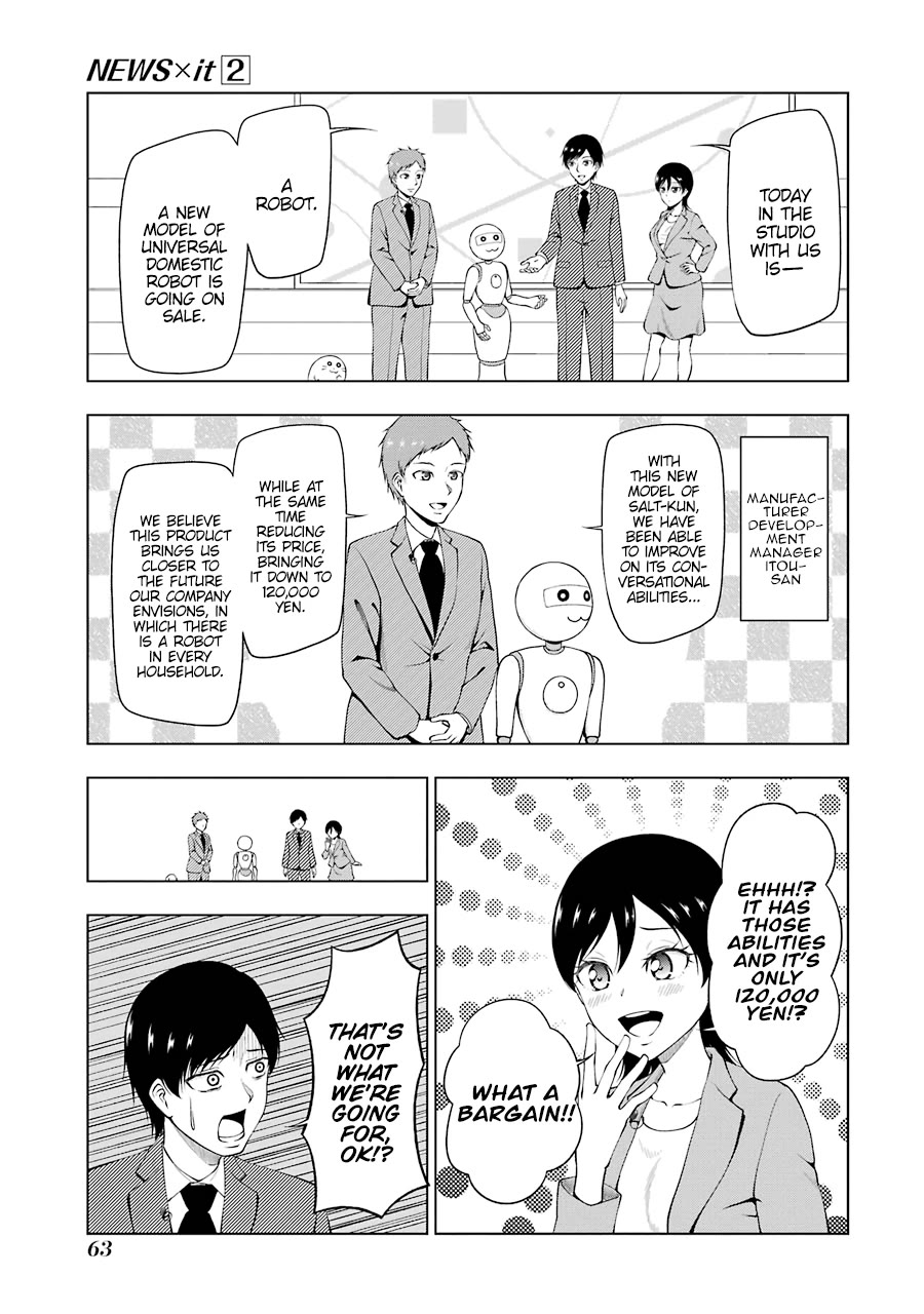NEWS×it Chapter 21 page 1 - Chapter 21: Launch of a New Domestic Robot Model