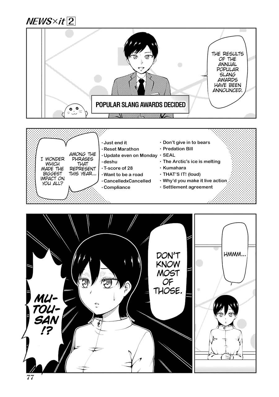 NEWS×it Chapter 22 page 1 - Chapter 22: Results of Popular Slang Awards Announced