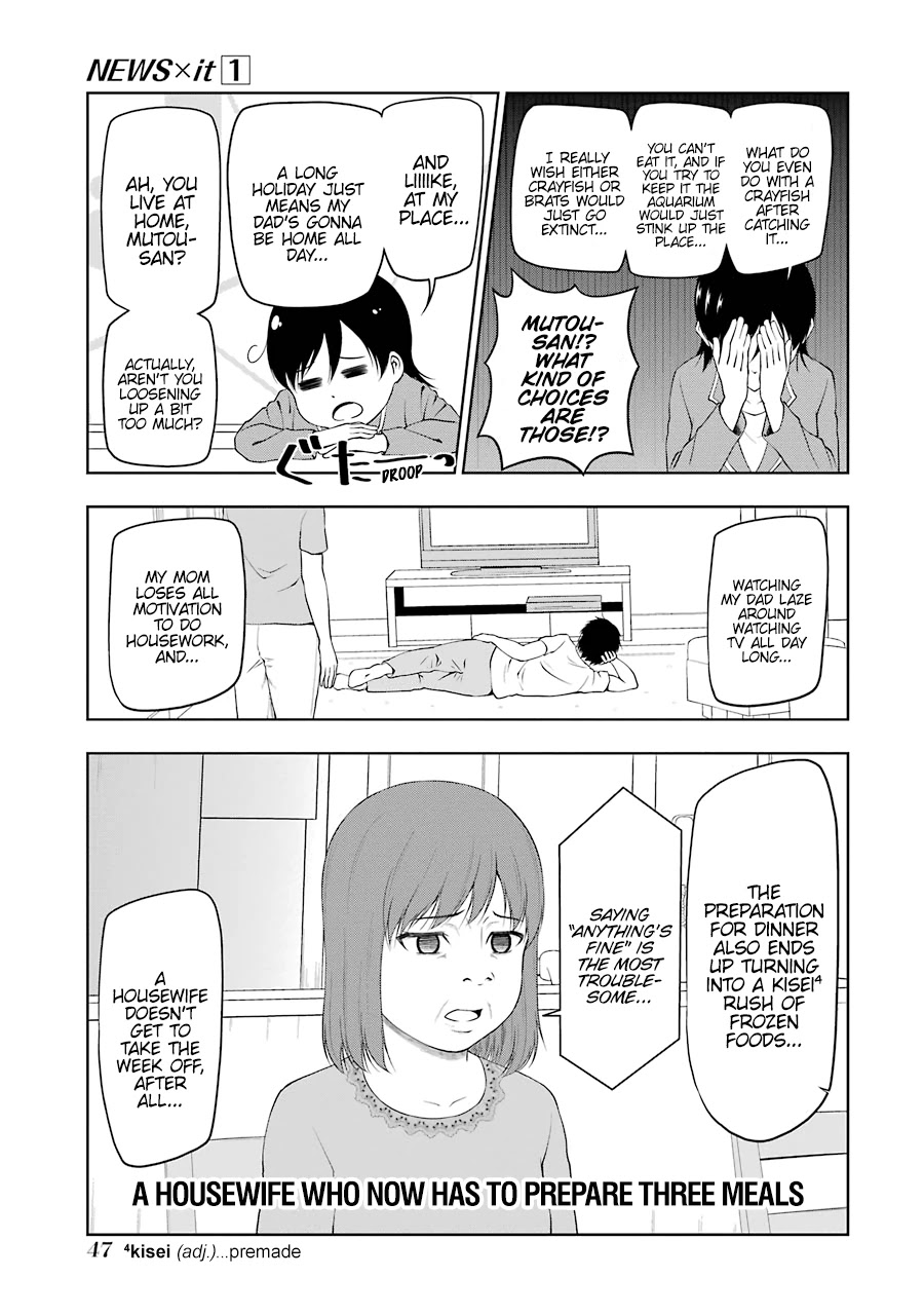 NEWS×it Chapter 5 page 5 - Chapter 5: The Homecoming Rush Begins