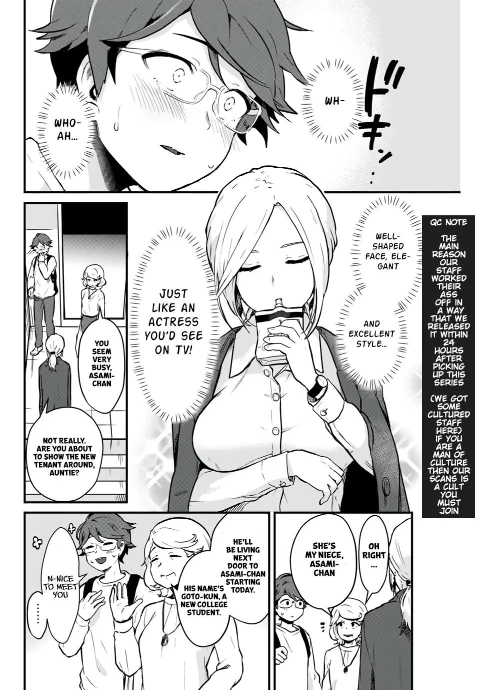 Next door Kuroki-san is dangerous when she drinks Chapter 1 page 5 - Chapter 1