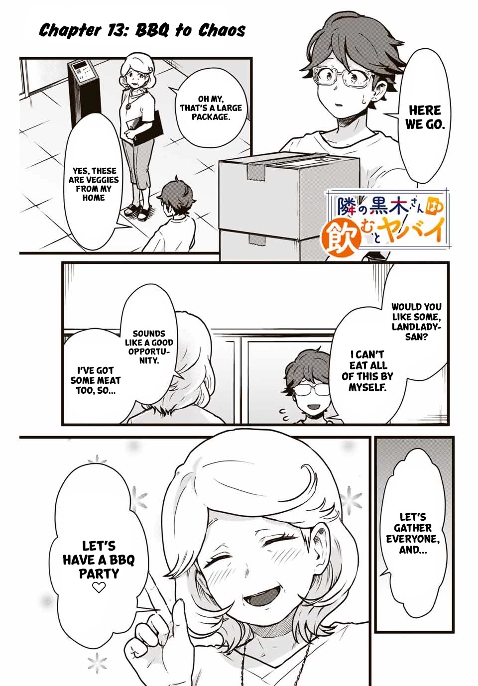 Next door Kuroki-san is dangerous when she drinks Chapter 13 page 2 - Chapter 13: BBQ to Chaos