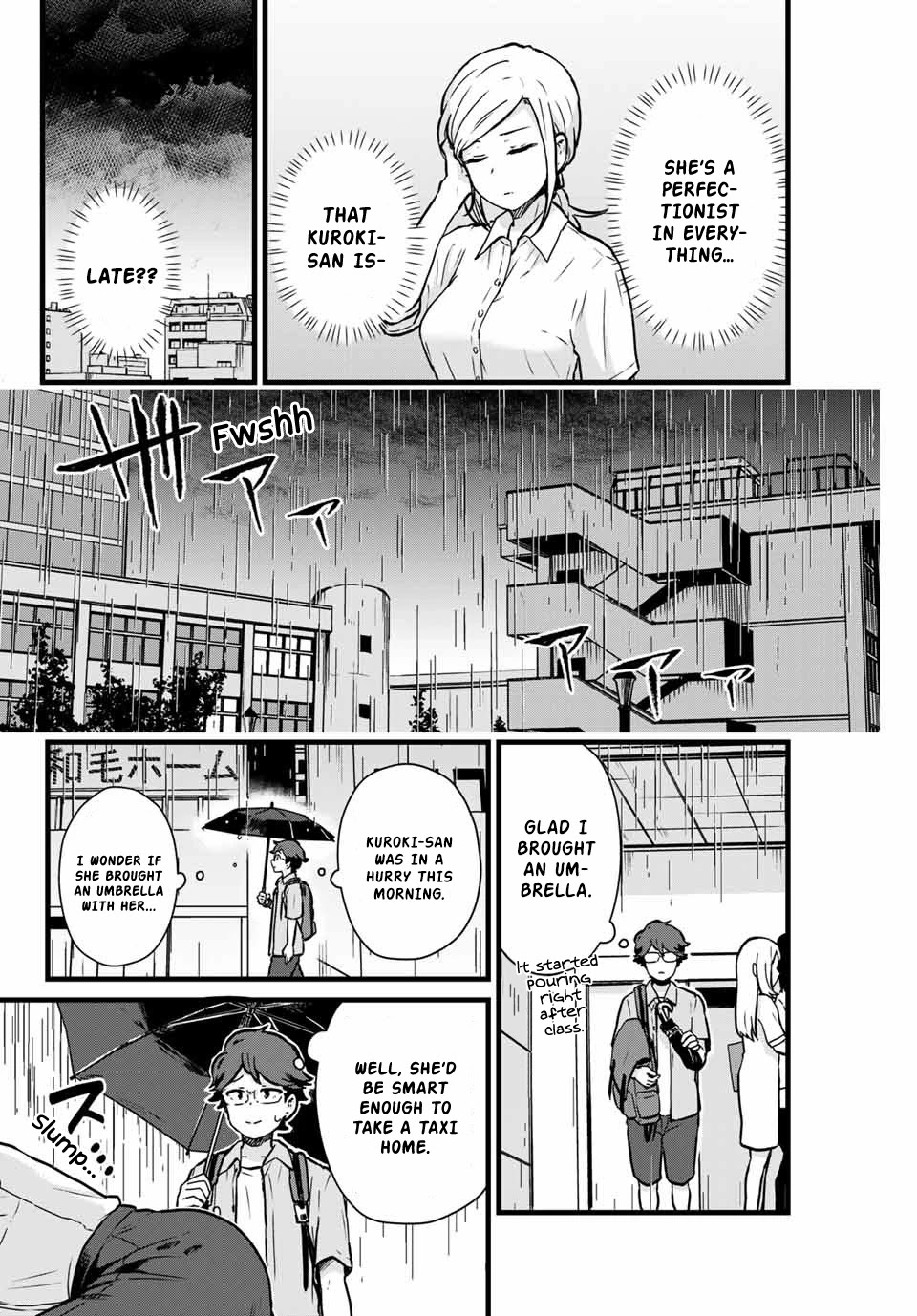 Next door Kuroki-san is dangerous when she drinks Chapter 14 page 5 - Chapter 14: Kuroki-san is an Airhead OL