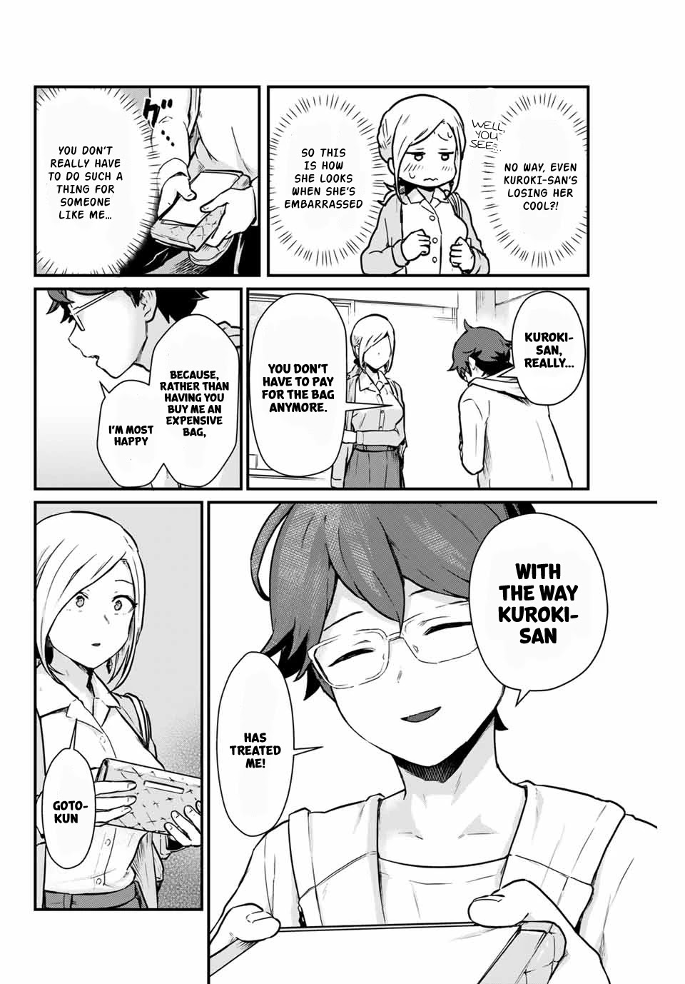 Next door Kuroki-san is dangerous when she drinks Chapter 5 page 13 - Chapter 5: Going out in sober