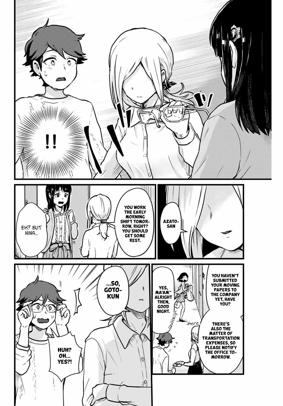 Next door Kuroki-san is dangerous when she drinks Chapter 7 page 11 - Chapter 7: The girl who stepped on a mine