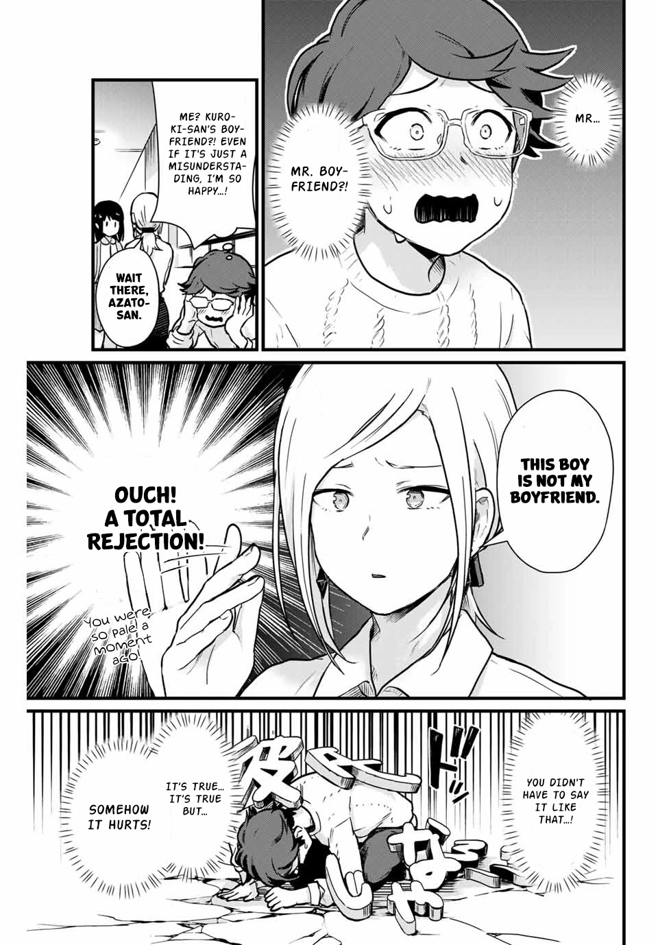 Next door Kuroki-san is dangerous when she drinks Chapter 7 page 6 - Chapter 7: The girl who stepped on a mine