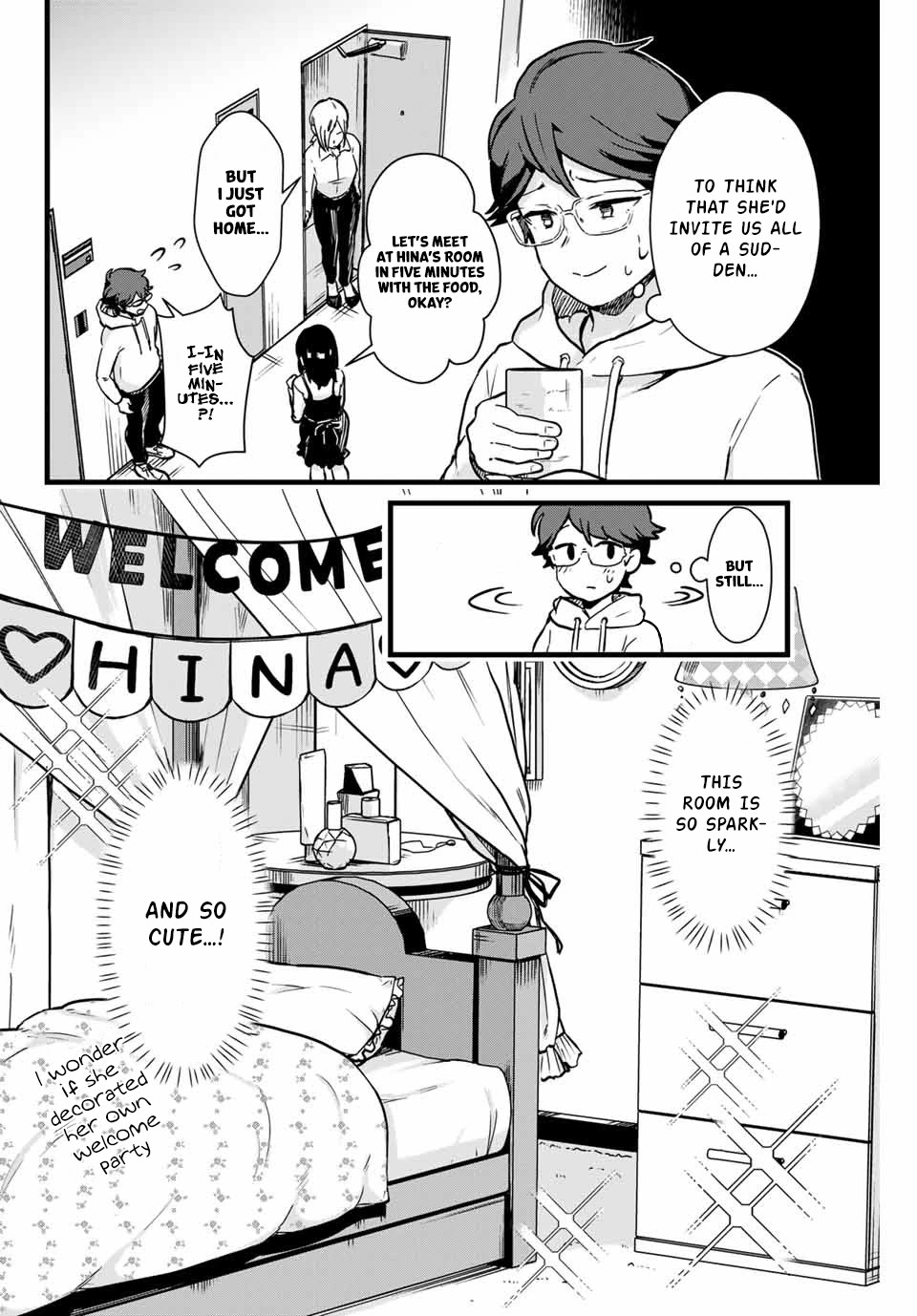 Next door Kuroki-san is dangerous when she drinks Chapter 8 page 3 - Chapter 8: Never get drunk at welcome parties