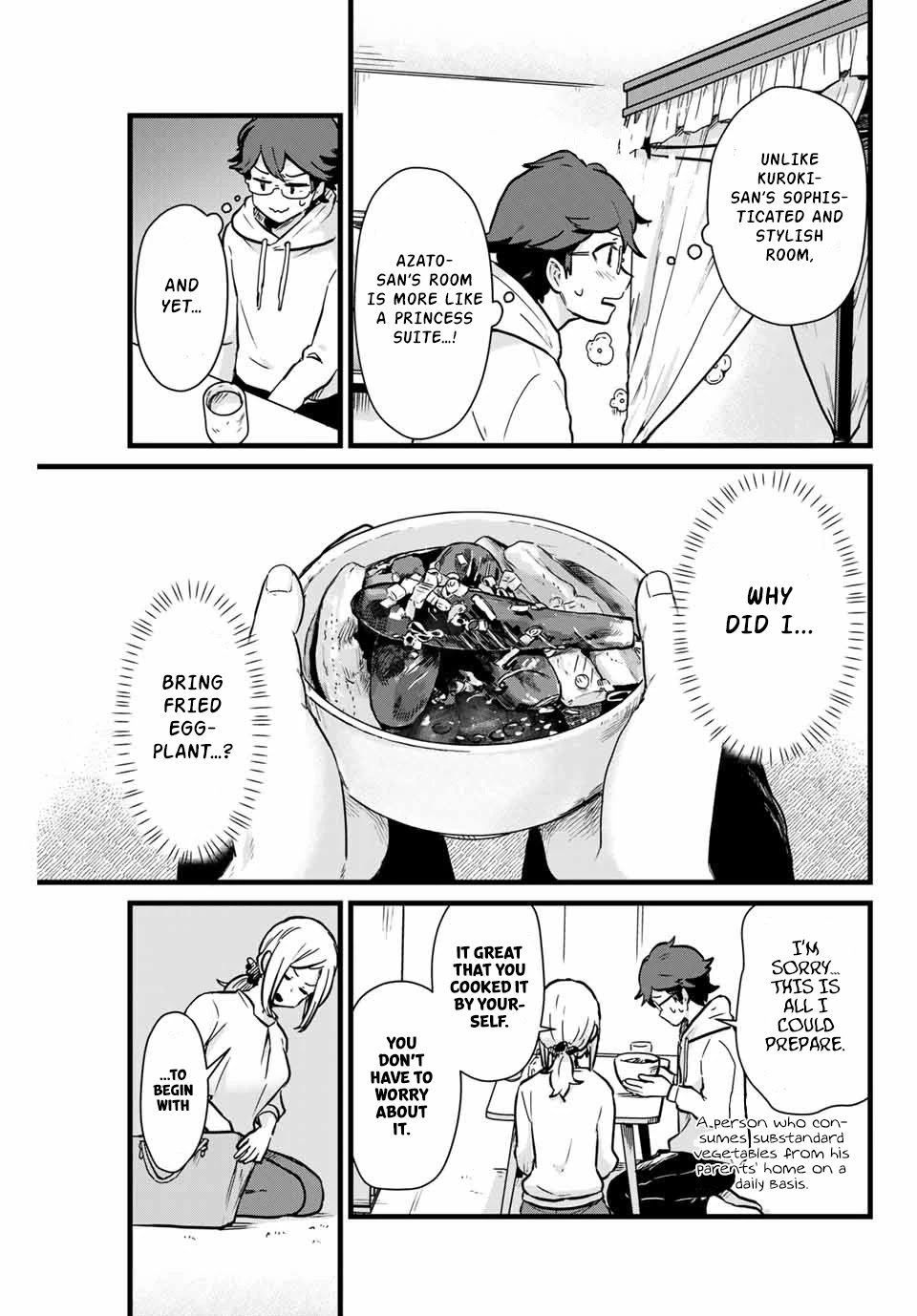 Next door Kuroki-san is dangerous when she drinks Chapter 8 page 4 - Chapter 8: Never get drunk at welcome parties