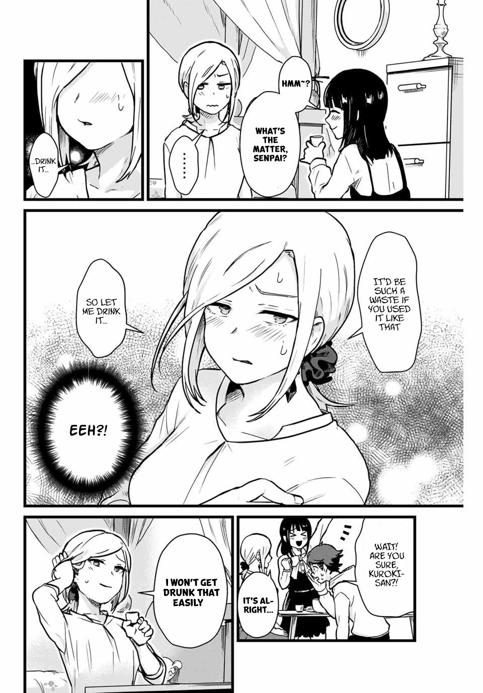 Next door Kuroki-san is dangerous when she drinks Chapter 8 page 9 - Chapter 8: Never get drunk at welcome parties