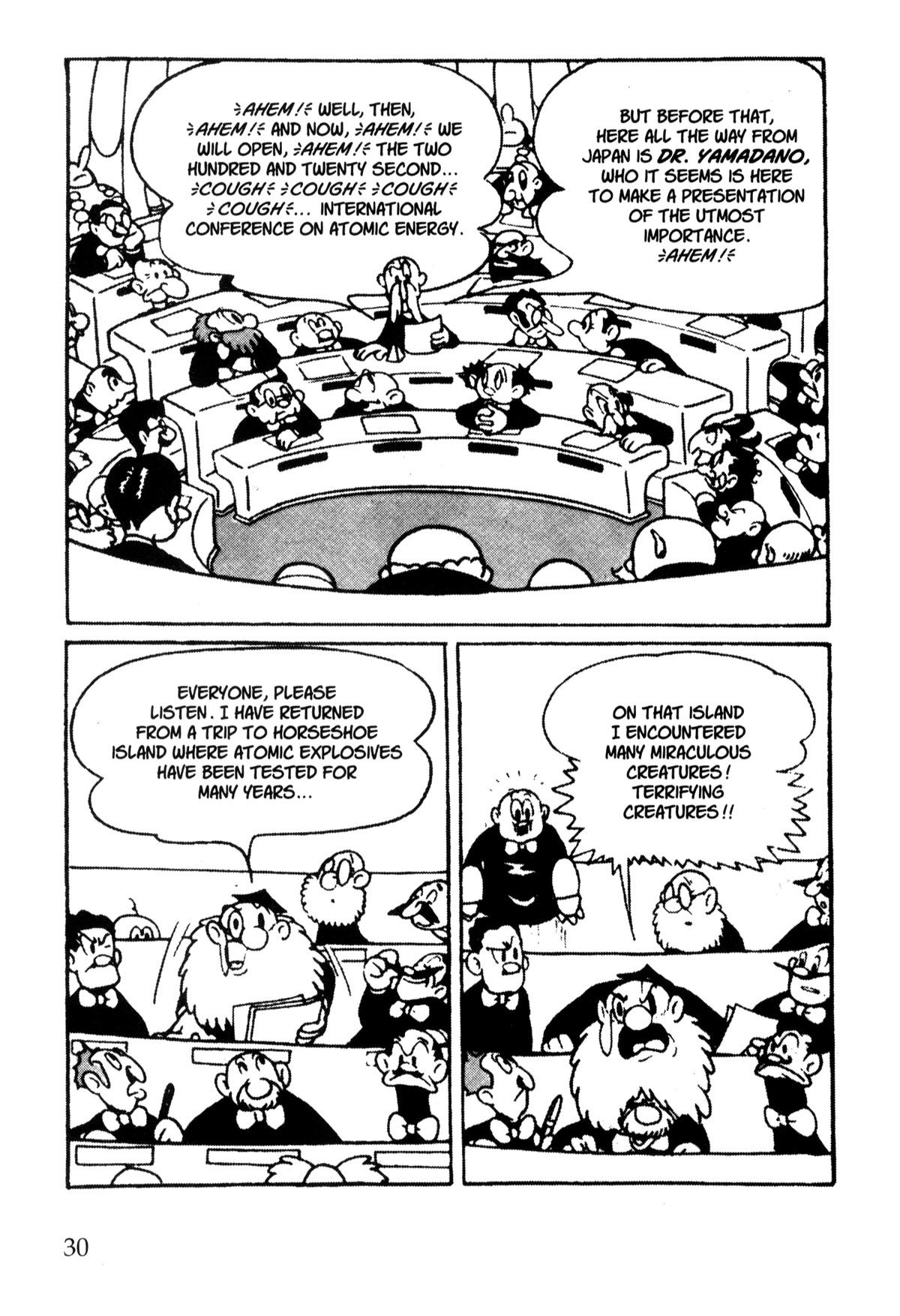 Nextworld Chapter 3 page 4 - Chapter 3: The Nation of Star's International Conference on Atomic Energy.