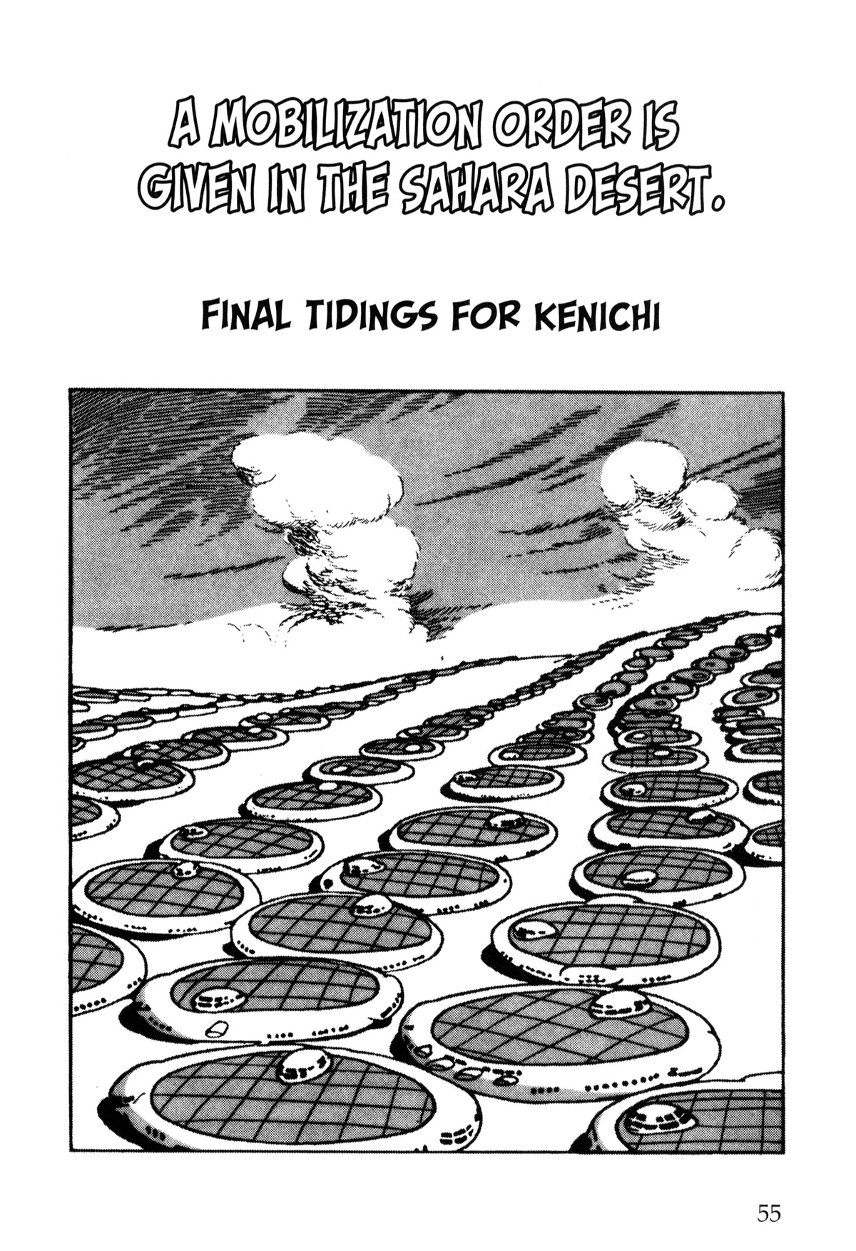 Nextworld Chapter 38 page 1 - Chapter 38: A Mobilizaton Order is Given in the Sahara Desert.