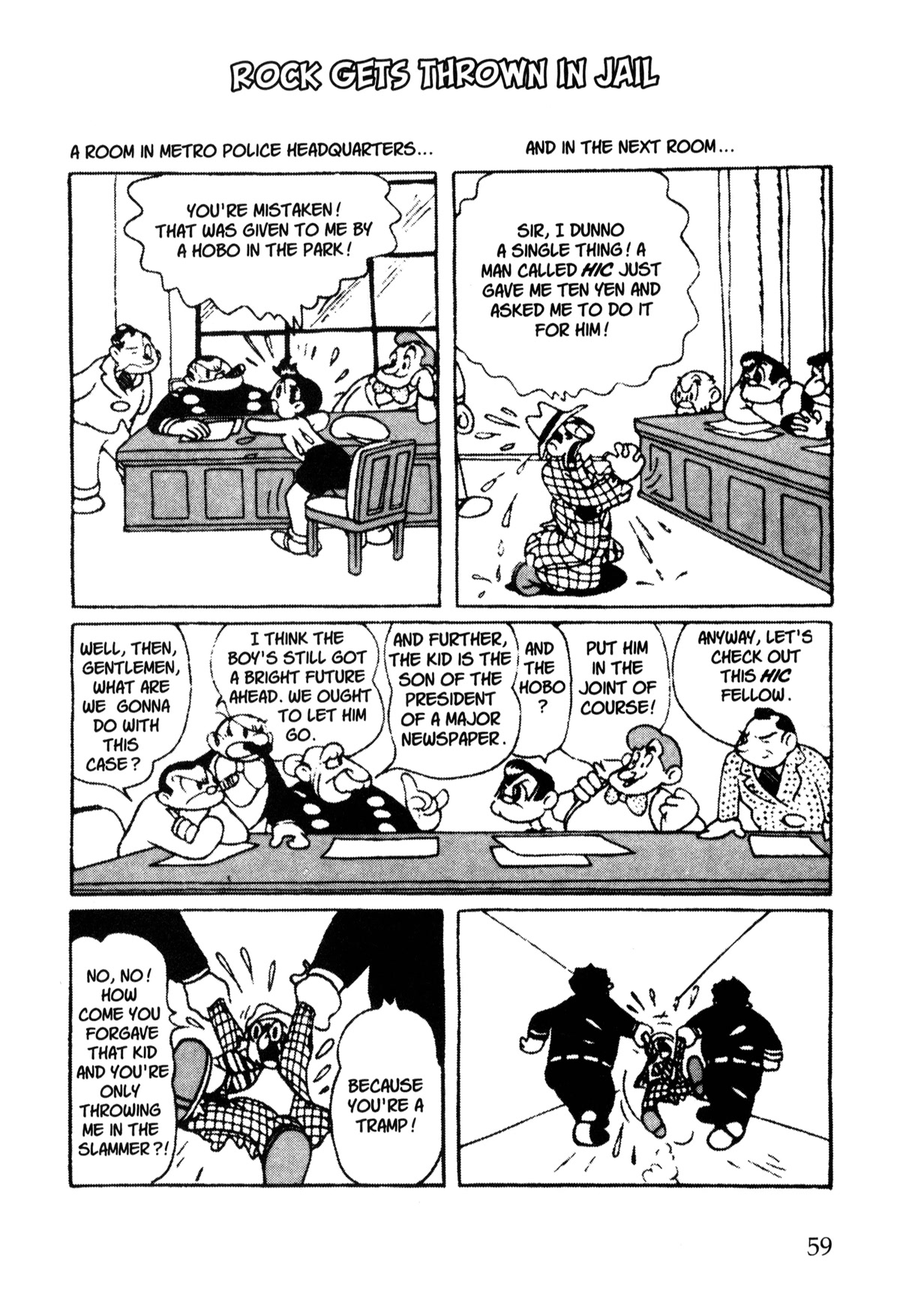 Nextworld Chapter 7 page 1 - Chapter 7: Rock gets Thrown in Jail