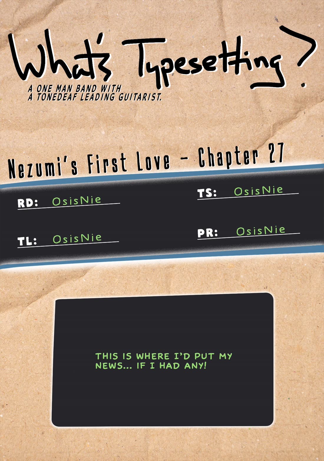Nezumi's First Love Chapter 27 page 19 - Chapter 27: Wounds.