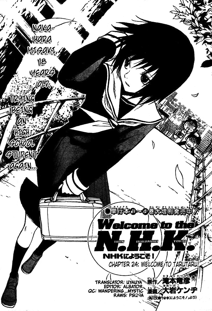 NHK ni Youkoso! Chapter 24 page 1 - Chapter 24: Welcome to the Tarutaru!