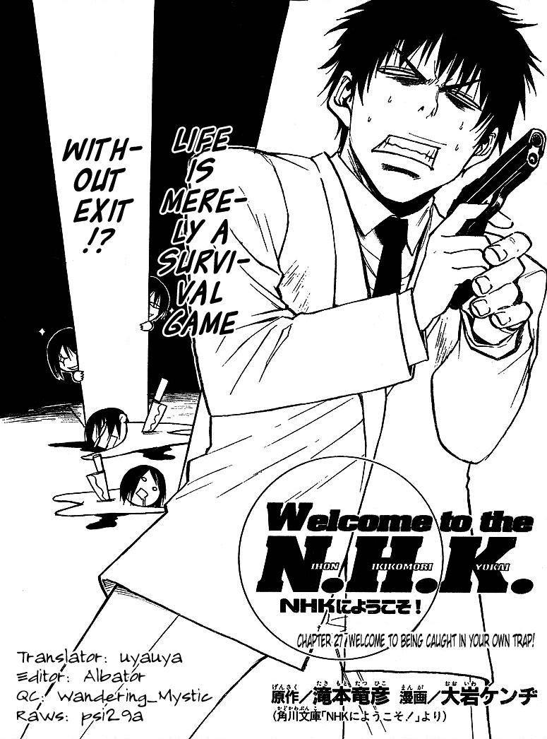 NHK ni Youkoso! Chapter 27 page 1 - Chapter 27: Welcome to Being Caught in Your Own Trap!