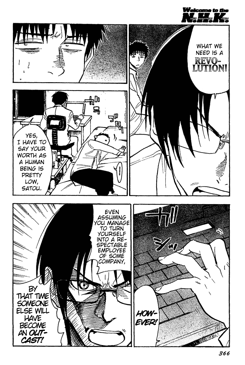 NHK ni Youkoso! Chapter 34 page 10 - Chapter 34: Welcome to the Revolution Bomb!