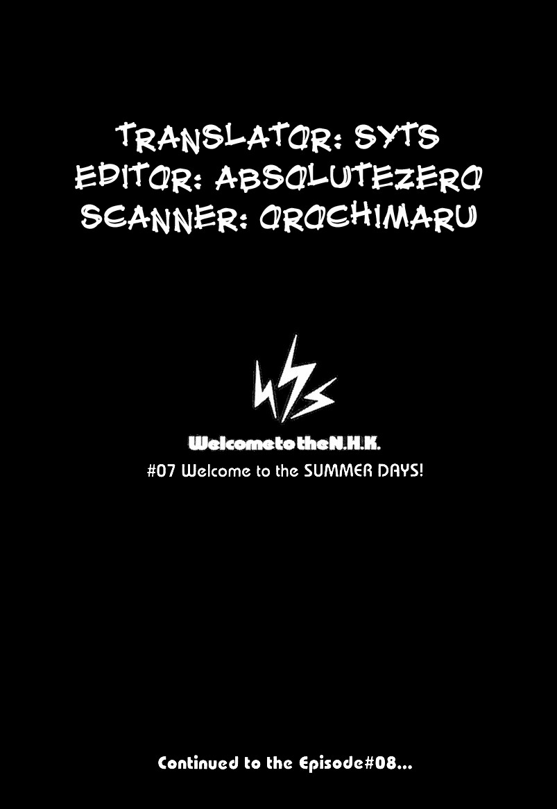 NHK ni Youkoso! Chapter 7 page 36 - Chapter 7: Welcome to the Summer Days!