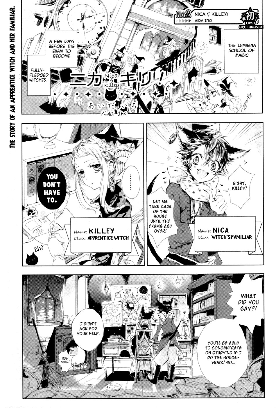 Nica and Killey Chapter 0 page 2 - Oneshot