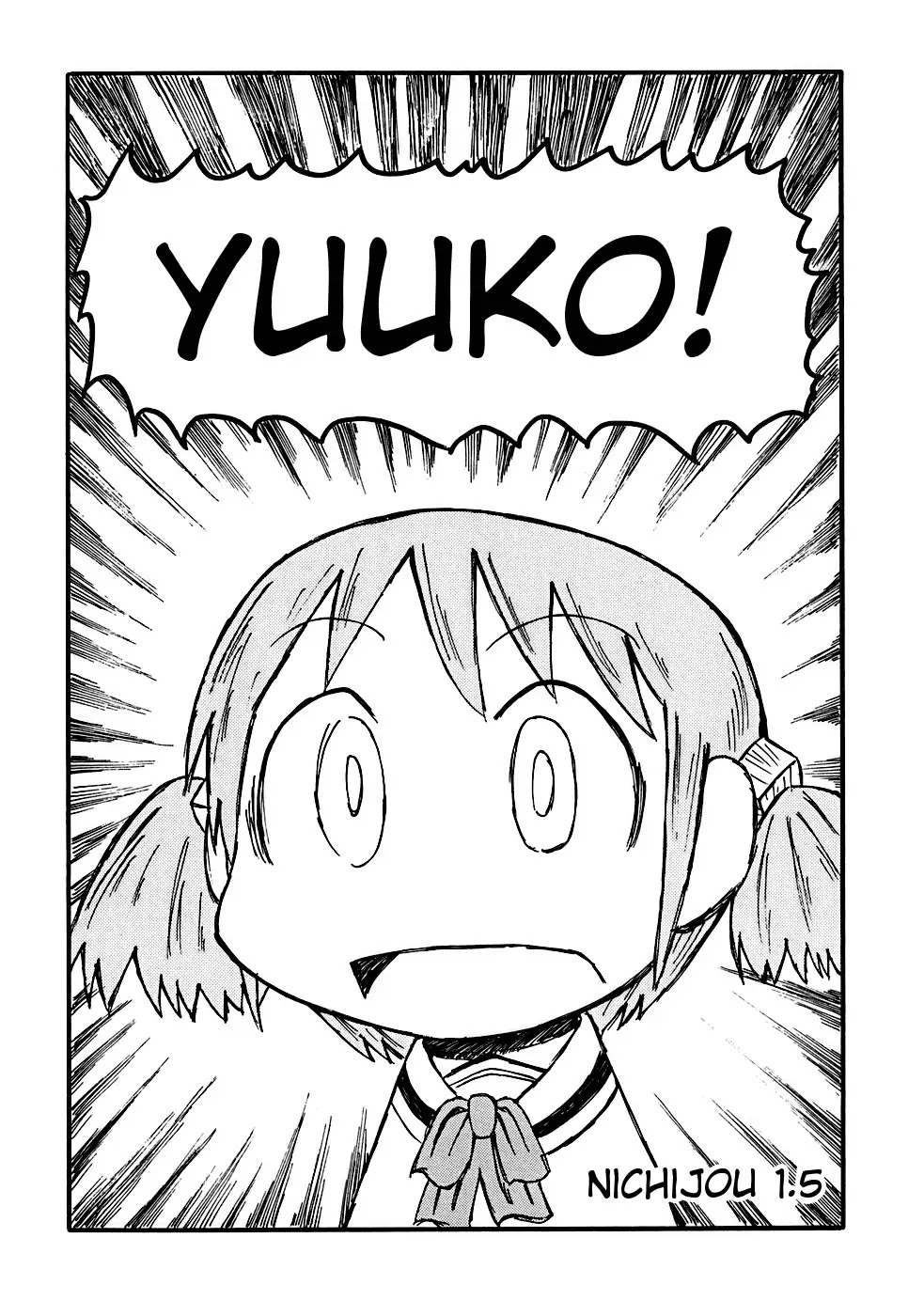 Nichijou Chapter 1.5 page 1 - Chapter 1.5